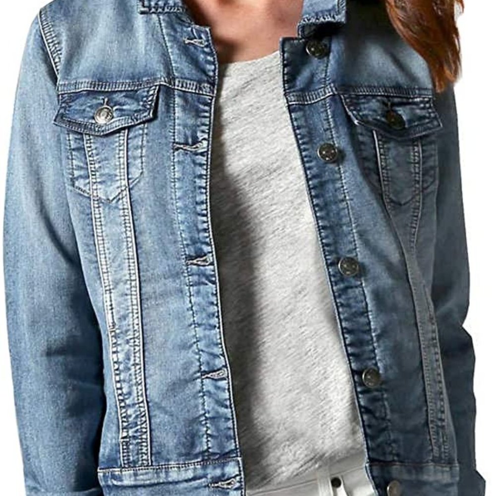 Buffalo David Bitton Blue Jean Jacket Size S